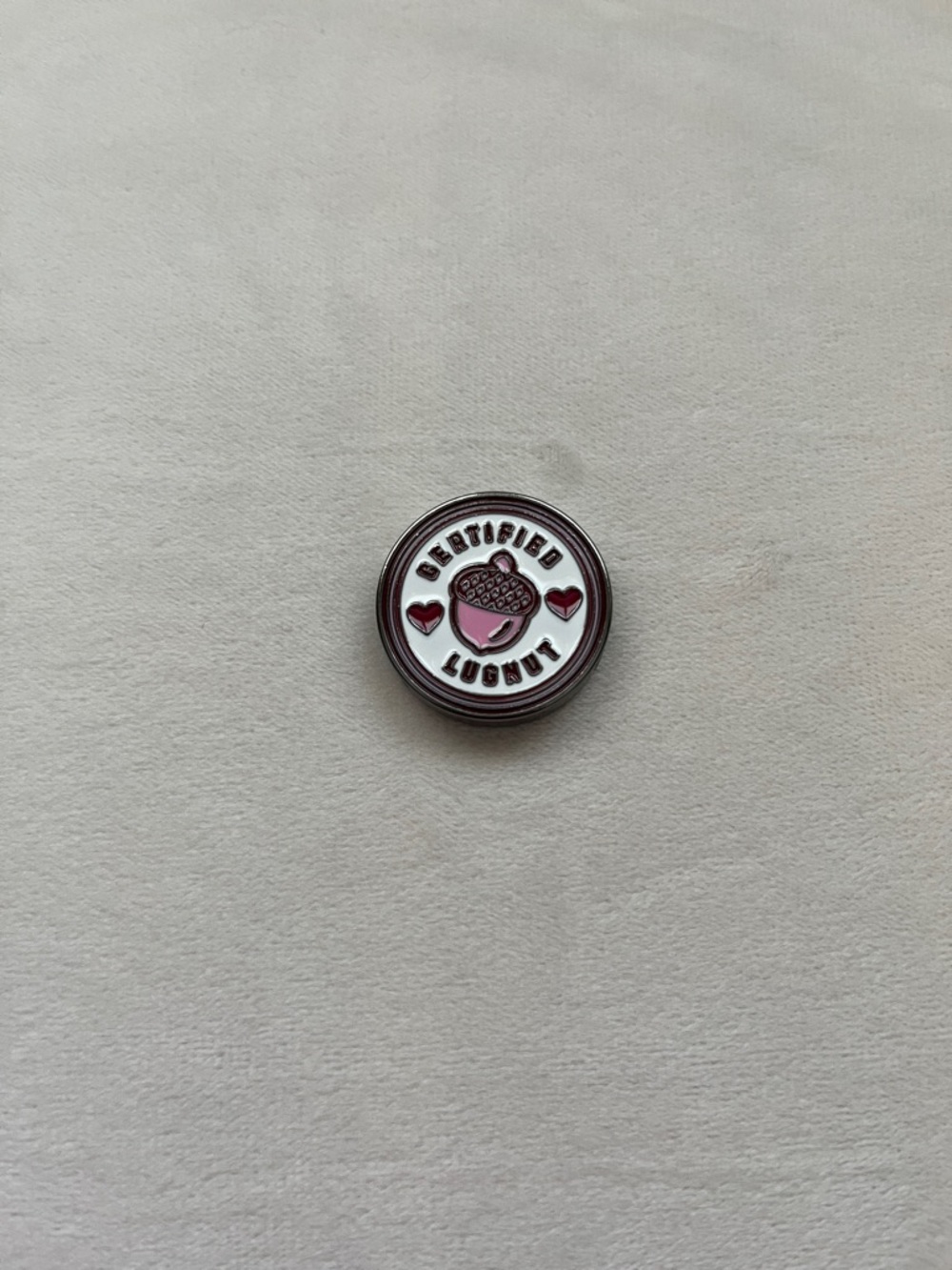 LUG - NWOT - Certified Lugnut Charm in Orchid